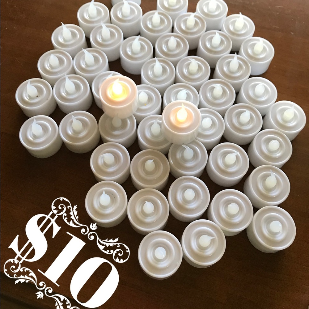 Flameless tea lights